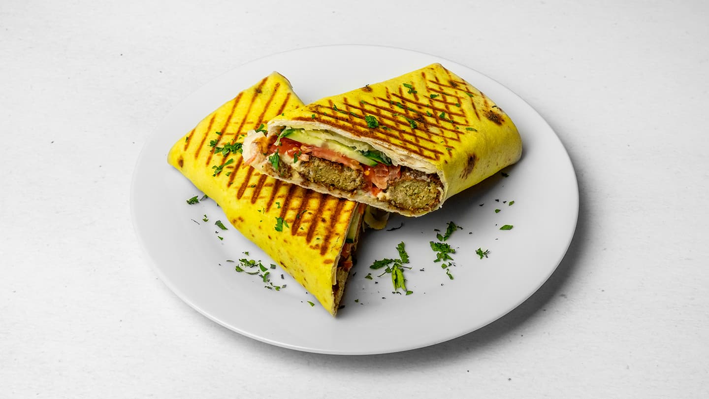 Falafel Wrap-Falafel wrap